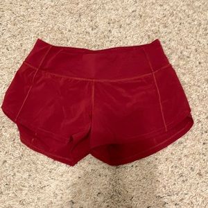 Lululemon speed up short 2 1/2” inseam
